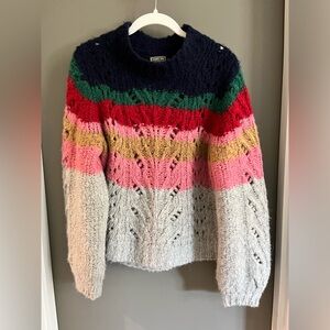J Crew Point Sur Women’s Sweater / Size M / Multicolor Block